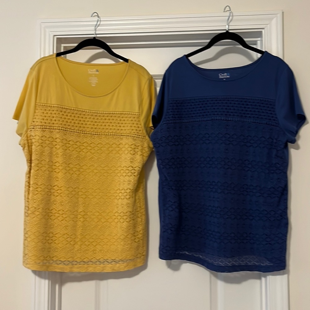 Croft and Barrow tops XL